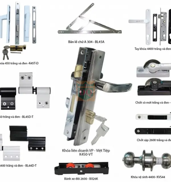 PHỤ KIỆN CỬA NHÔM KÍNH